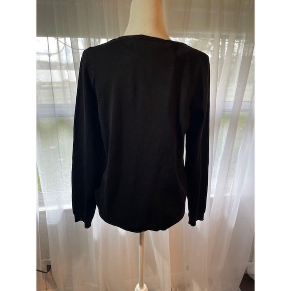 Architect Size Large Cardigan Sweater Button-Up‎ Long Sleeve Black NWT - Picture 2 of 5